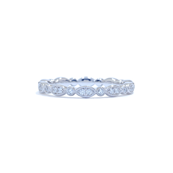 Platinum Baguette Diamond Wedding Band – Ascot Diamonds