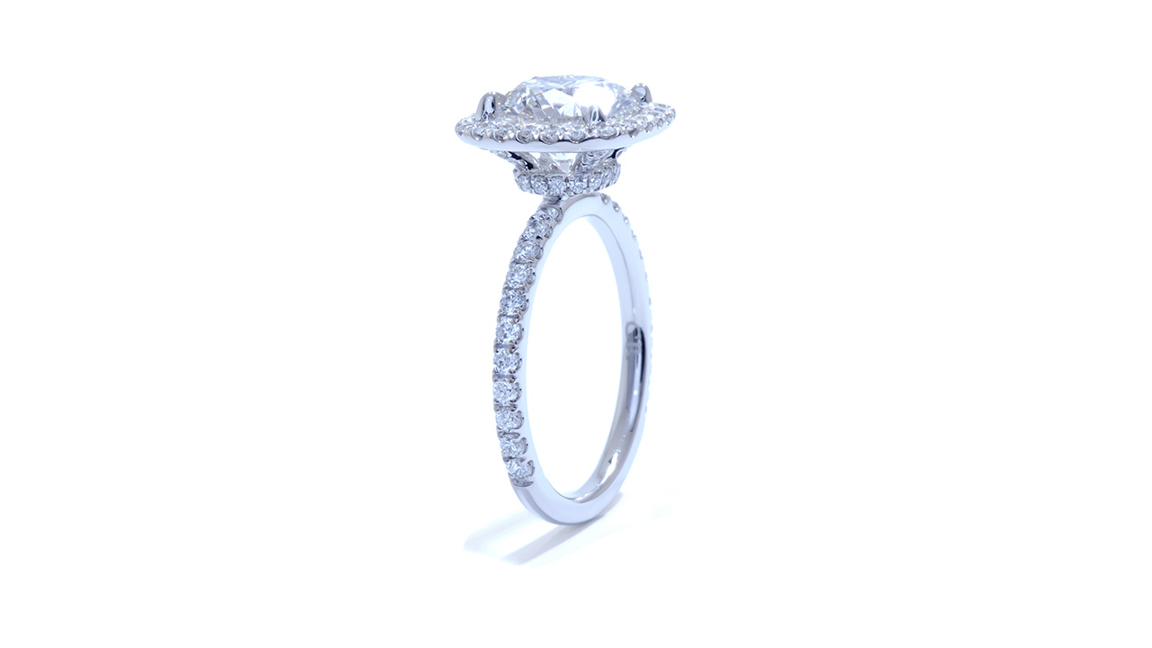 jb4876_lgdp4103 - 3 ct. Halo Style Engagement Ring at Ascot Diamonds