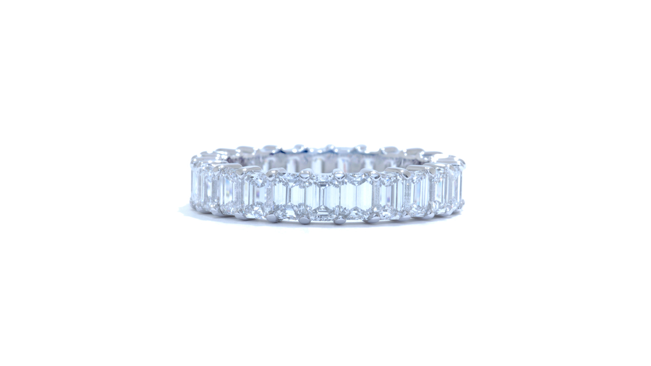 jb4881 - 3.5 ct Emerald Cut Diamond Ring at Ascot Diamonds