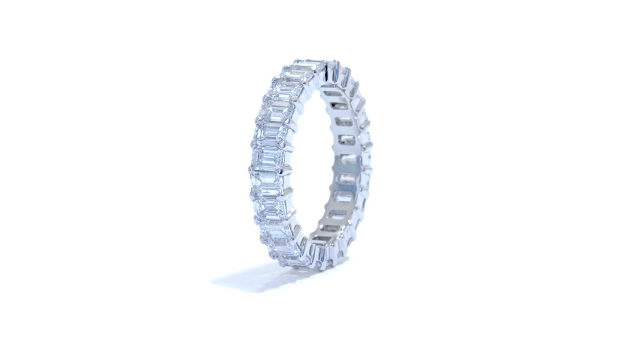 jb4881 - 3.5 ct Emerald Cut Diamond Ring at Ascot Diamonds