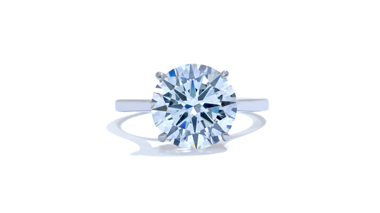 jb4900_d6811 - 4 Carat Round Cut Diamond Ring at Ascot Diamonds