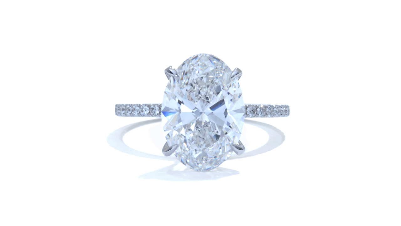 jb4967_lgd2528 - 4 carat Oval Diamond Engagement Ring at Ascot Diamonds