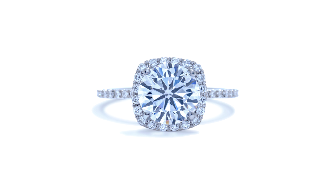 jb5079_d6813 - 1.50 ct Round Cut | Halo Engagement Ring at Ascot Diamonds