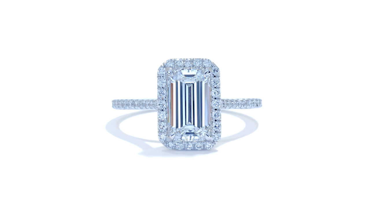 jb5348_d6772 - Emerald Cut Diamond Engagement Ring at Ascot Diamonds