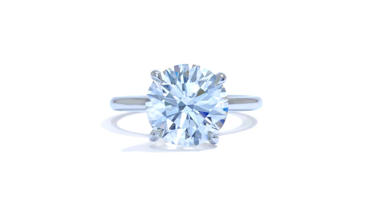 jb5370_lgd2000 - 4 Ct. Round Solitaire Engagement Ring at Ascot Diamonds