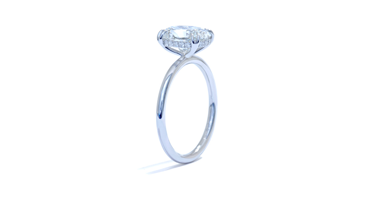 jb5567_lgd1915 - 2ct Oval Cut Hidden Halo Ring at Ascot Diamonds