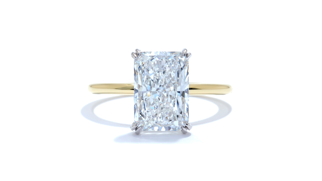 jb5571_d6693 - 3 carat Radiant Cut Engagement Ring at Ascot Diamonds
