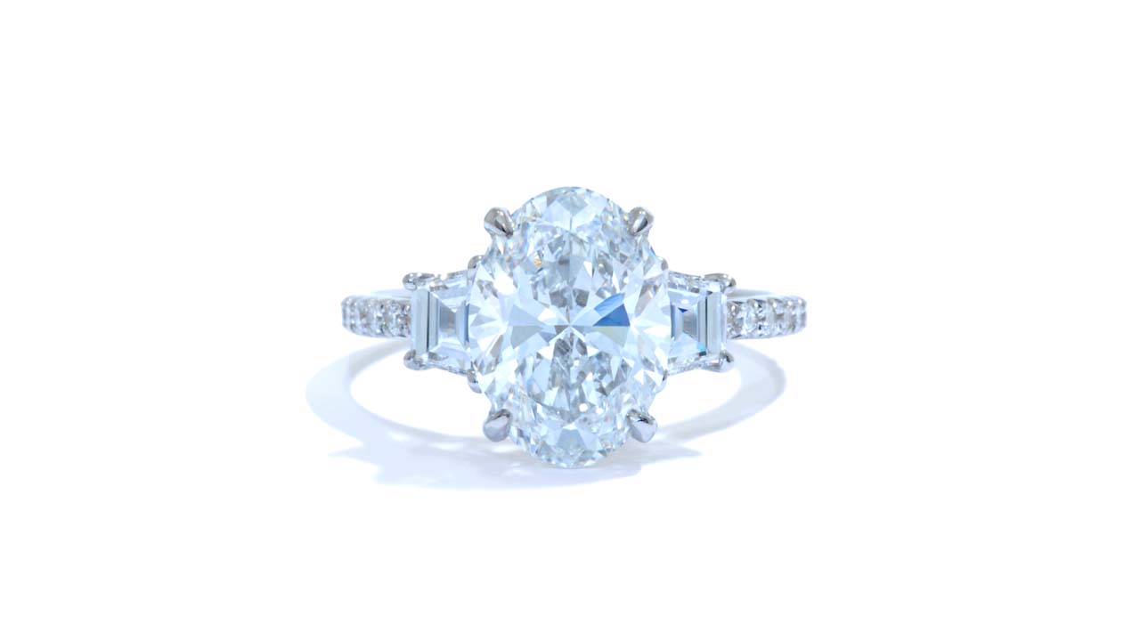 jb5768_lgd1271 - Three Stone Diamond Engagement Ring at Ascot Diamonds