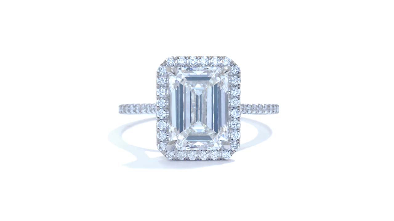 jb6344_lgd1688 - Emerald 3ct. Lab Grown Diamond Ring at Ascot Diamonds