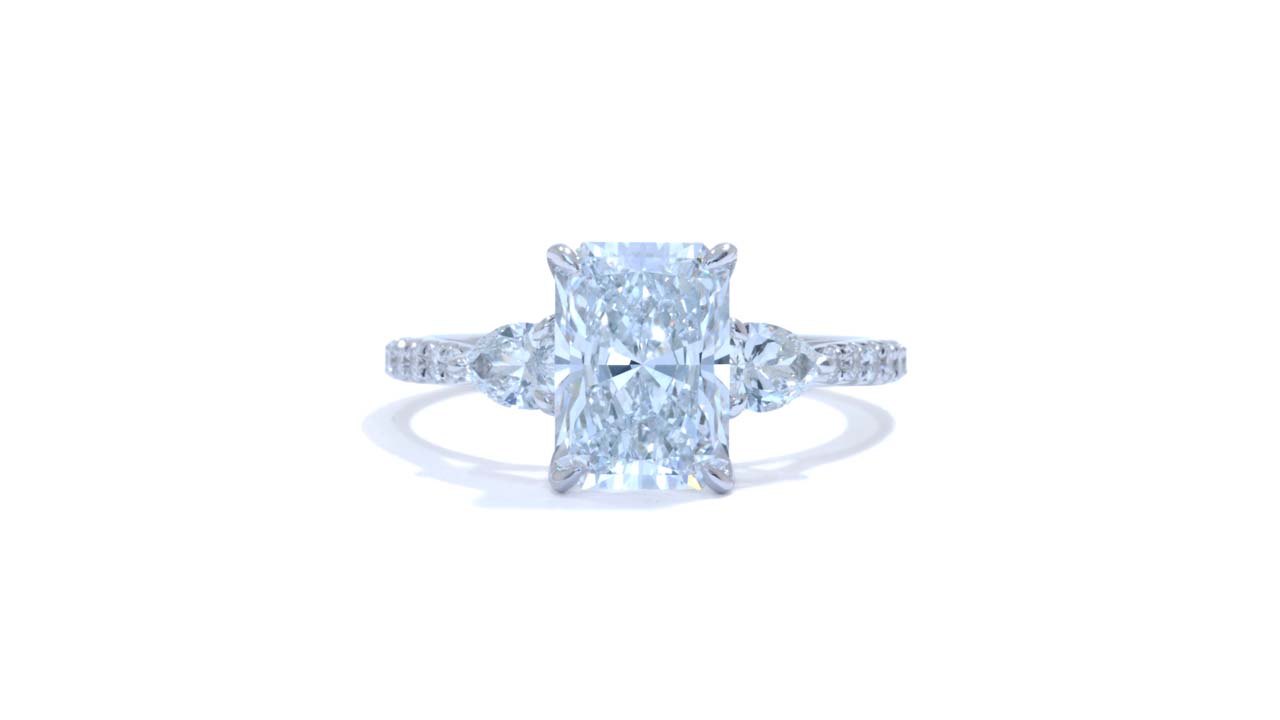 jb6689_lgd1764 - Radiant Cut Three Stone Ring at Ascot Diamonds