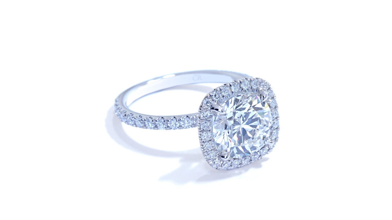 jb6833_lgd2589 - 3 ct. Diamond Halo Engagement Ring at Ascot Diamonds