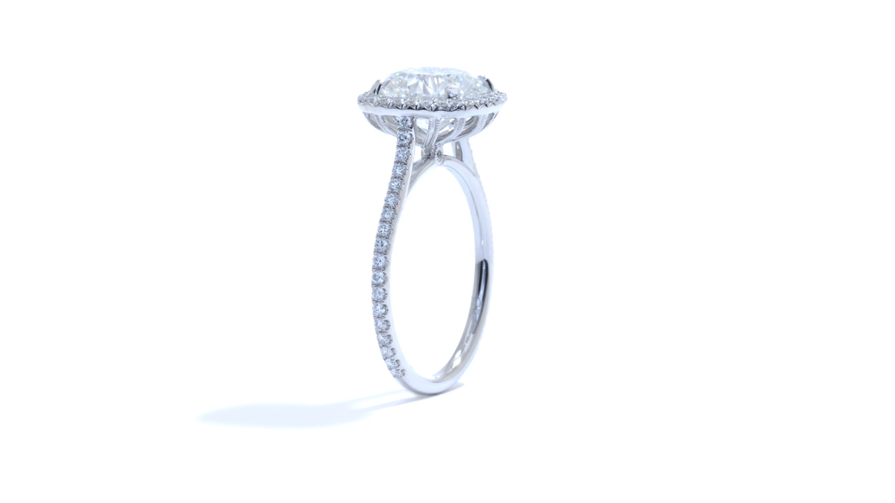 jb6901_lgd2152 - Cushion Shaped Halo Engagement Ring at Ascot Diamonds