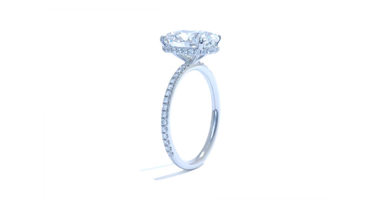 jb6979_lgd2642 - Elongated Oval Cut Diamond Ring at Ascot Diamonds