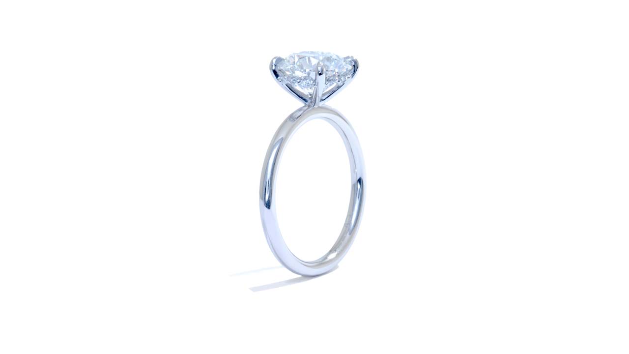 jb7054_lgd1994 - Hidden Halo Solitaire Engagement Ring at Ascot Diamonds