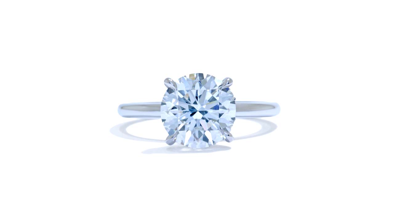 jb7055_lgd1973 - Lab Grown Round Cut Diamond Ring at Ascot Diamonds