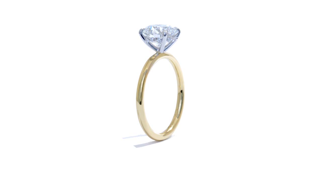 jb7057_lgd1734 - Round Lab Grown Diamond Ring | 2 Ct. at Ascot Diamonds