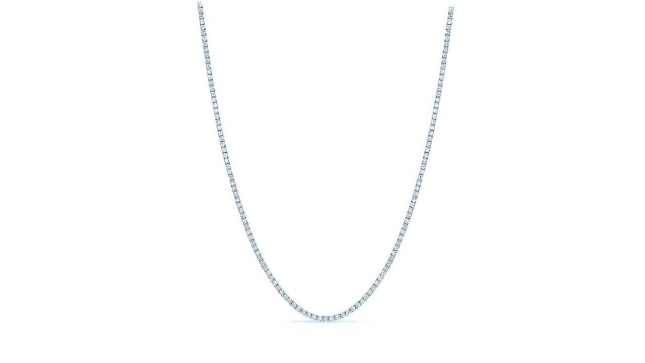 jb7459 - 8.7 carat Diamond Tennis Necklace at Ascot Diamonds