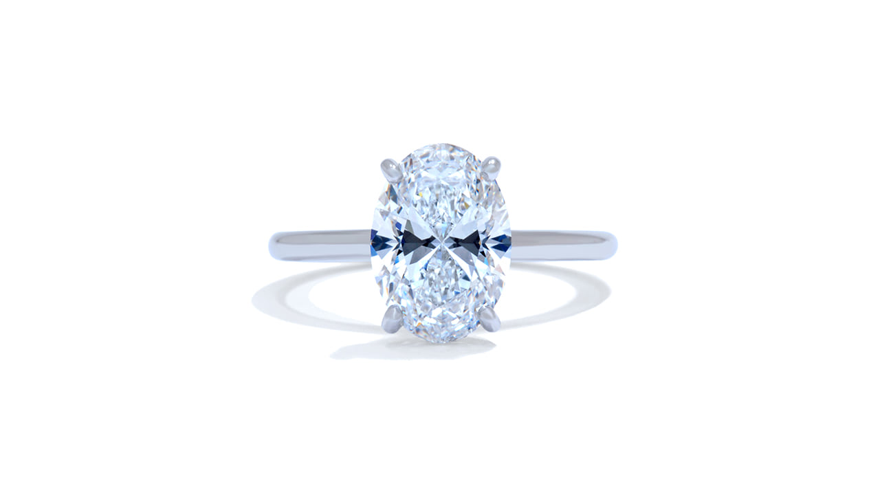 jb7563_lgdp3056 - 2.8ct Oval Hidden Halo Engagement Ring at Ascot Diamonds