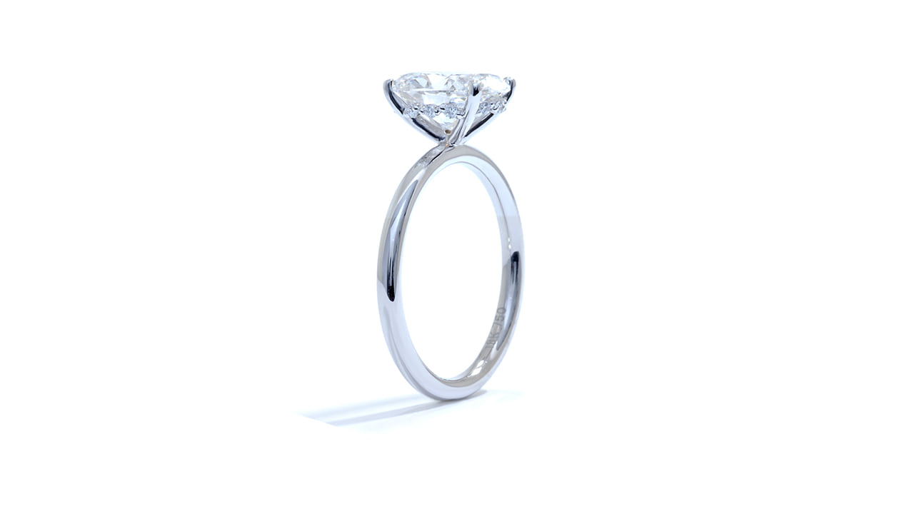jb7563_lgdp3056 - 2.8ct Oval Hidden Halo Engagement Ring at Ascot Diamonds