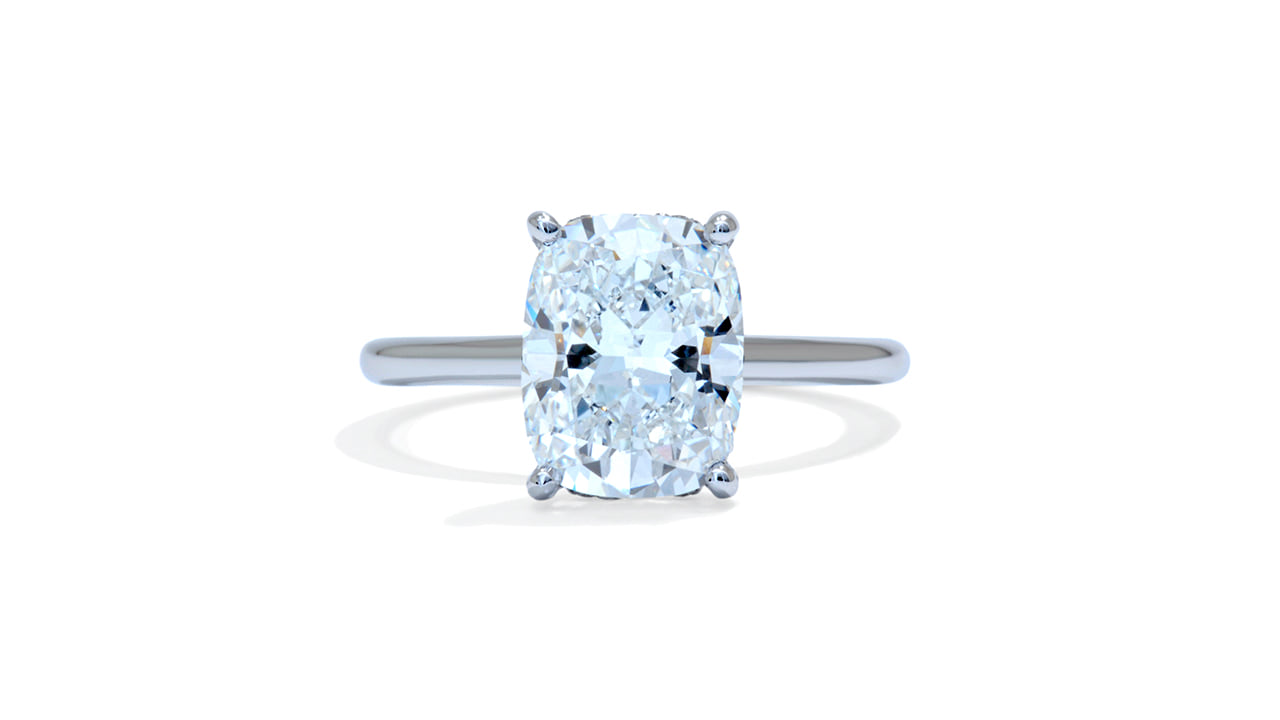 jb7580_lgdp4562 - 3.8 Cushion Cut Hidden Halo Engagement Ring at Ascot Diamonds