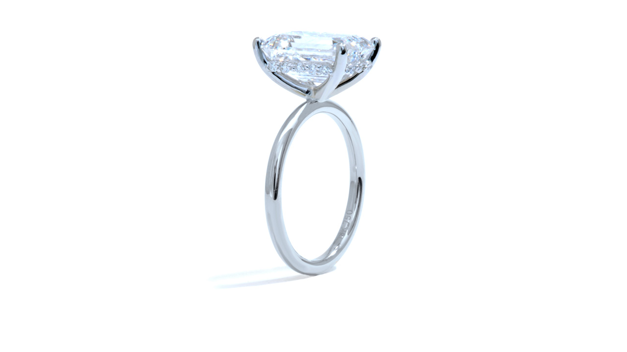 jb7585_lgdp2167 - 6.5 ct. Emerald Diamond Solitaire at Ascot Diamonds