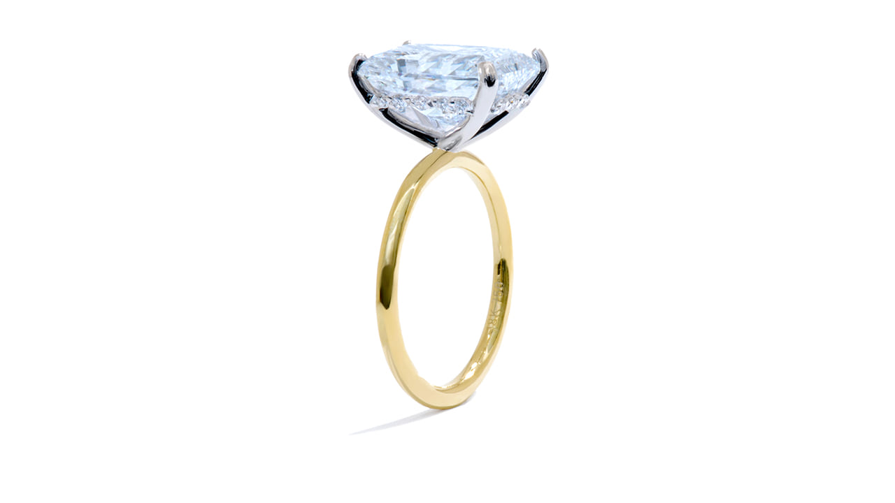 jb7683_lgdp4543 - 4.6 ct. Radiant Hidden Halo Engagement Ring at Ascot Diamonds