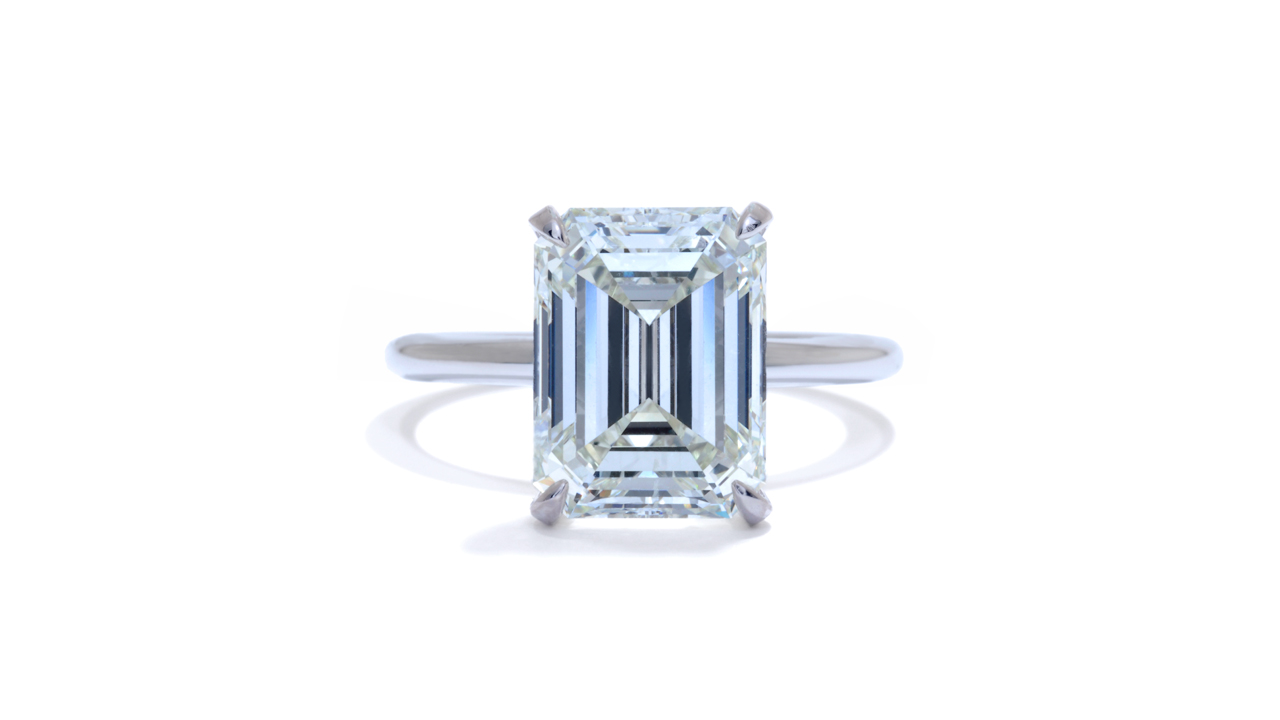 jb7687_d7143 - 5 ct Emerald Cut Diamond Ring at Ascot Diamonds
