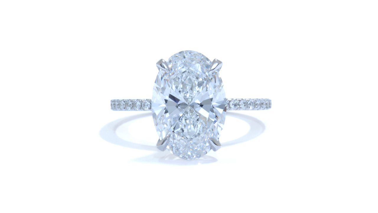 jb7932_lgd1745 - 4 carat Oval Cut Diamond Ring at Ascot Diamonds
