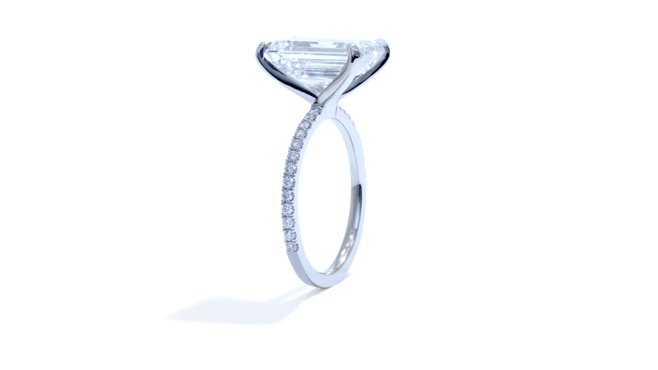 jb7933_lgdp1313 - 4 carat Emerald Cut Engagement Ring at Ascot Diamonds