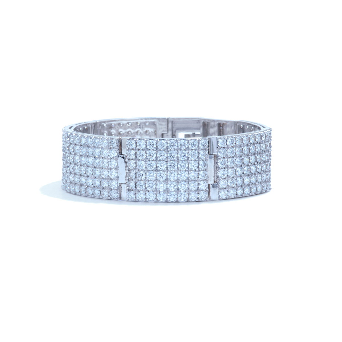 8 Carat Round Cut Diamond Tennis Bracelet | deBebians