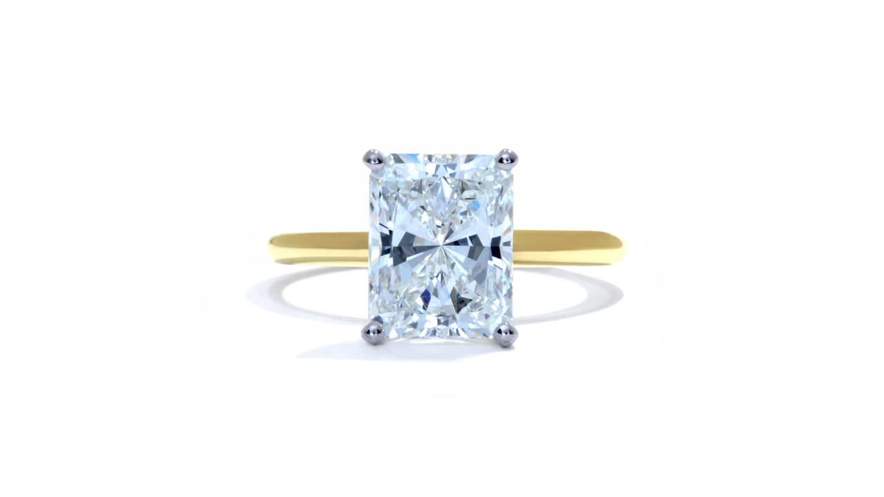 jb8213_d6764 - 3 carat Radiant Cut Engagement Ring at Ascot Diamonds