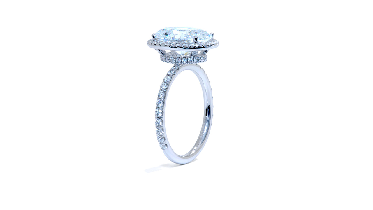jb8594_lgdp4464 - 3.1ct Oval Cut Halo Engagement Ring at Ascot Diamonds