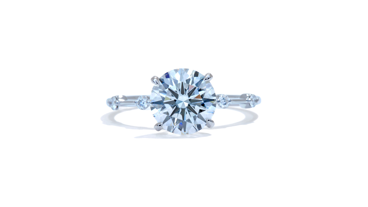jb8715_lgd2208 - Petite Diamond Distance Engagement Ring at Ascot Diamonds