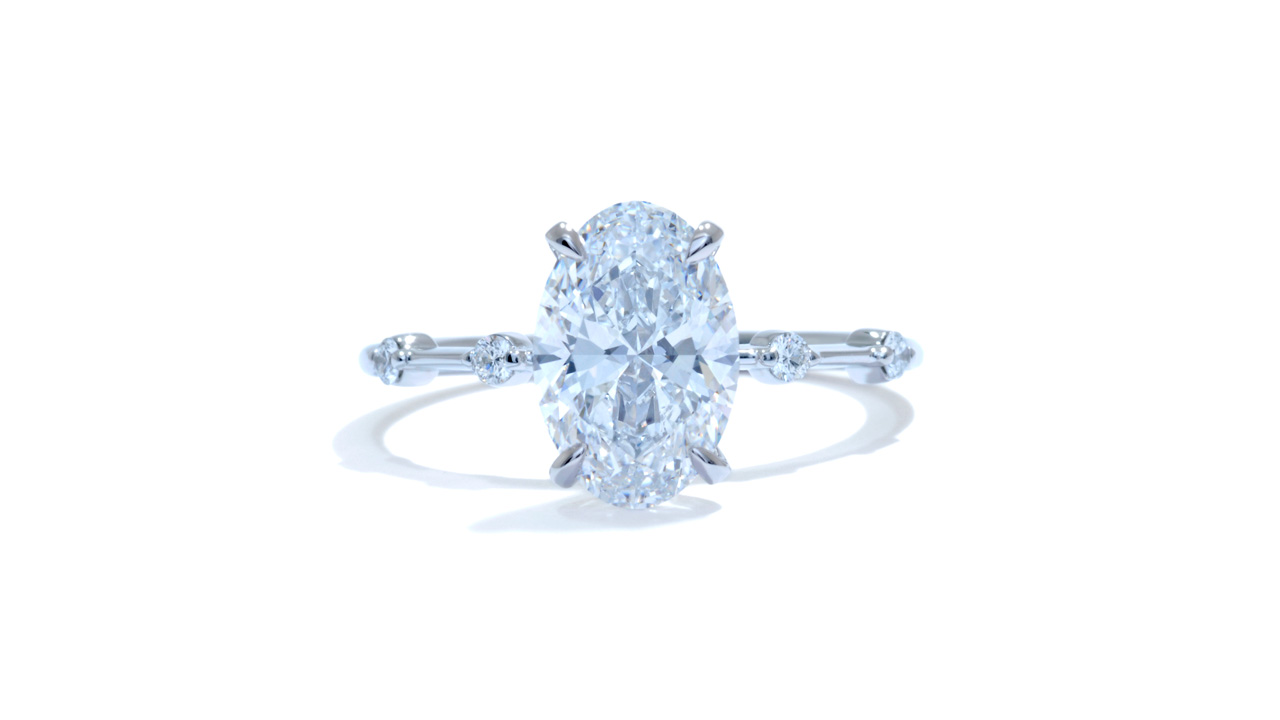 jb8717_lgd2606 - Distance Band Engagement Ring at Ascot Diamonds