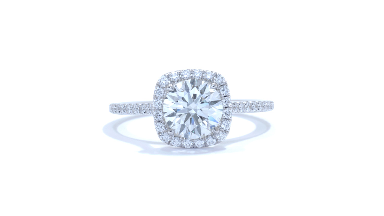 jb9009_d7058 - Halo Style Engagement Ring at Ascot Diamonds