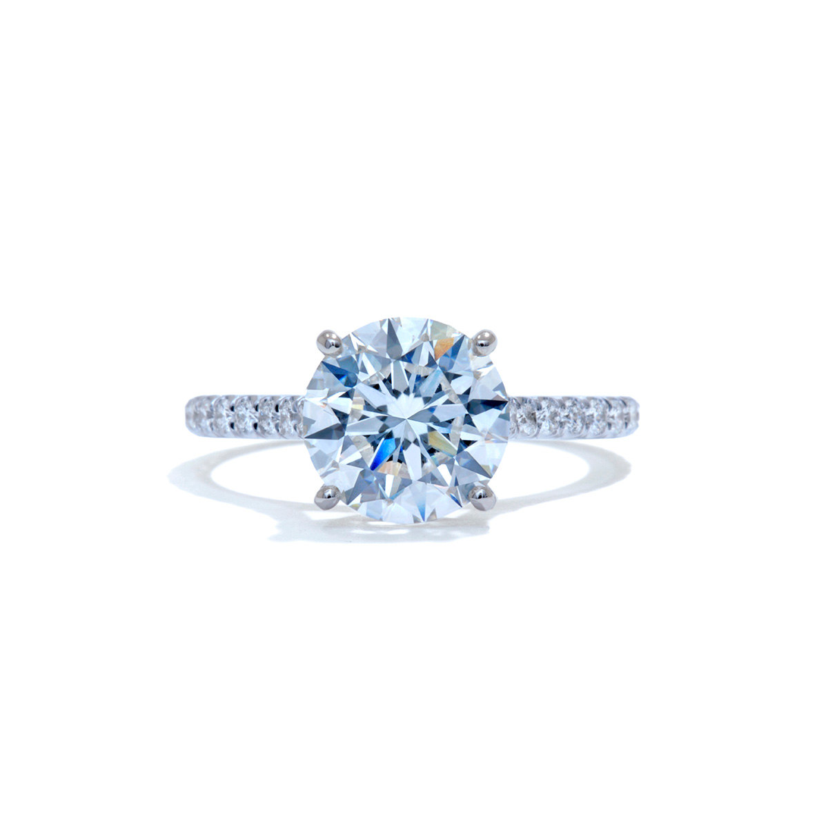 $4300 Diamond Engagement Ring with 2.01ct center IGI Lab