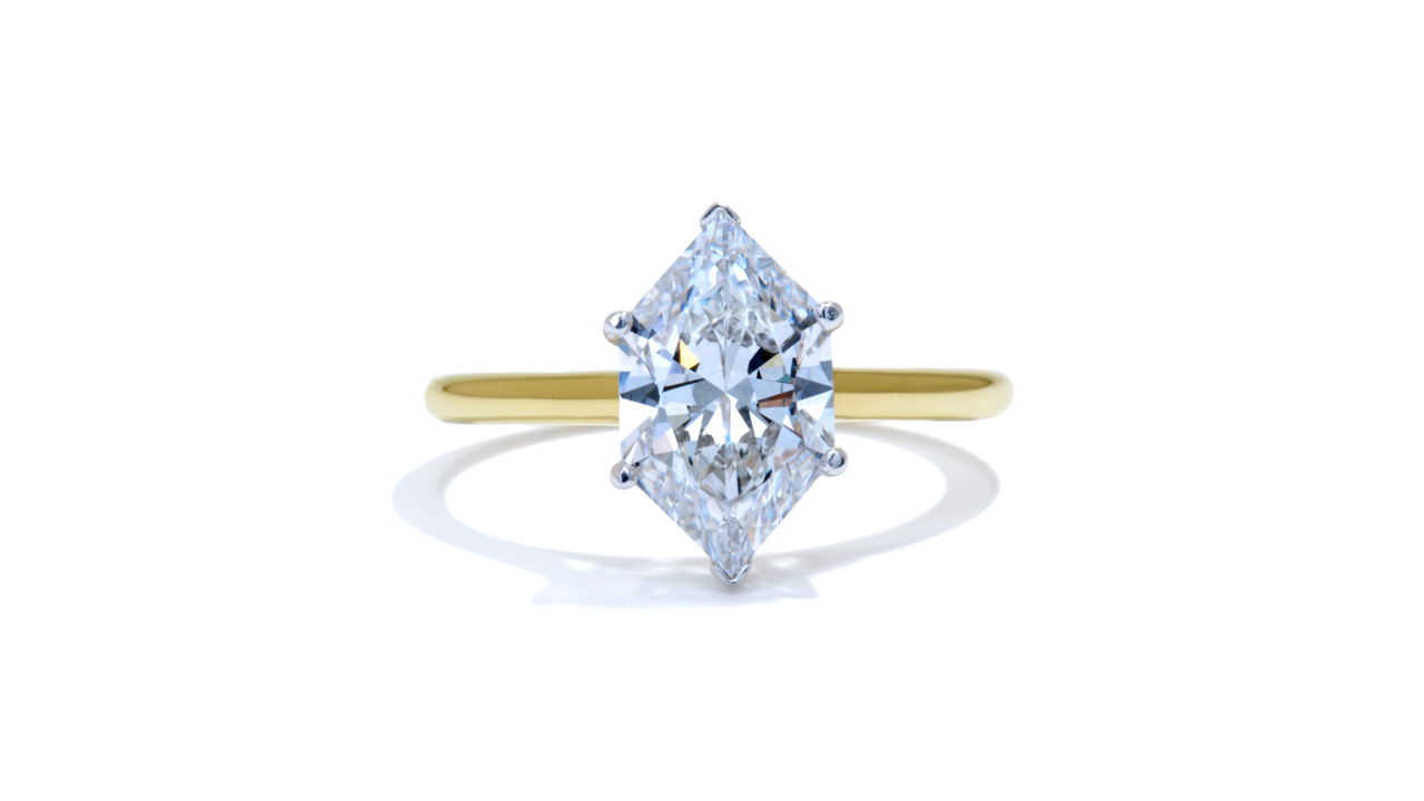 jb9538_lgd2769 - Antique Marquise Diamond Solitaire at Ascot Diamonds
