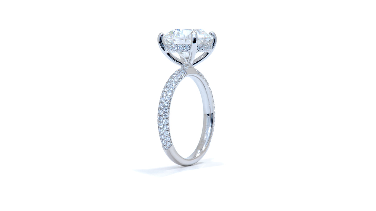 jb9541_lgdp2450 - 3.4 ct Round Diamond Pave Engagement Ring at Ascot Diamonds