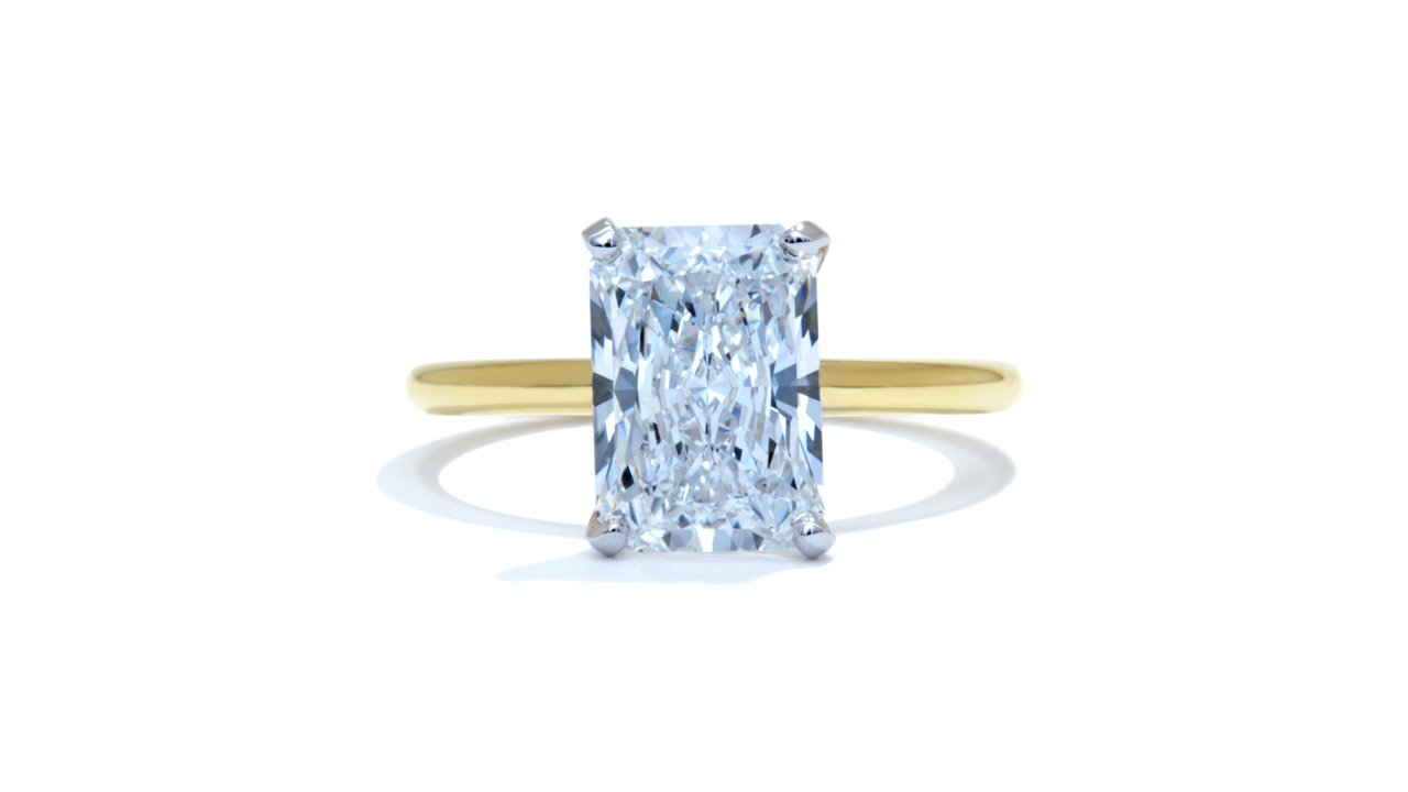 jb9555_lgdp1188 - Radiant Cut Diamond Yellow Gold Solitaire at Ascot Diamonds