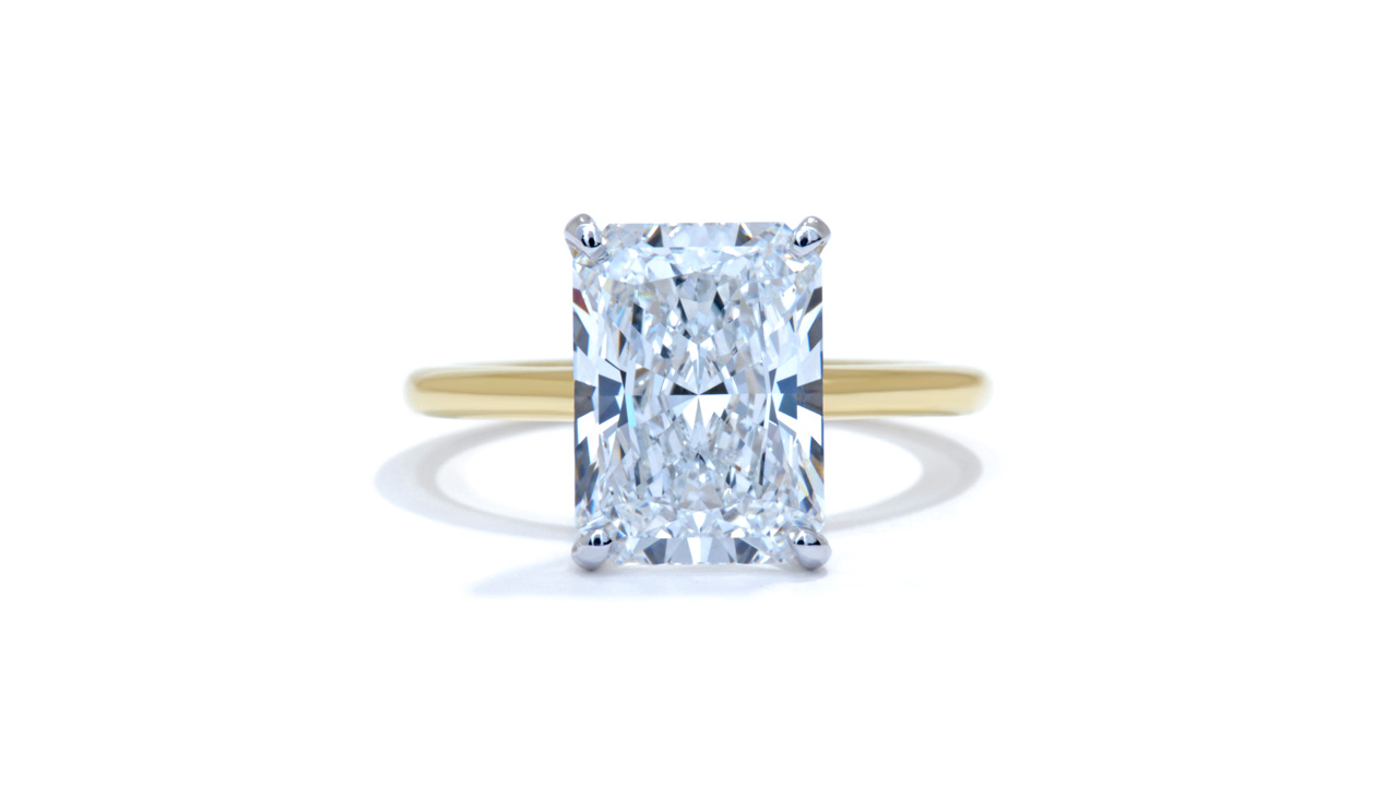 jb9556_lgd2091 - 4 carat Radiant Cut Engagement Ring at Ascot Diamonds