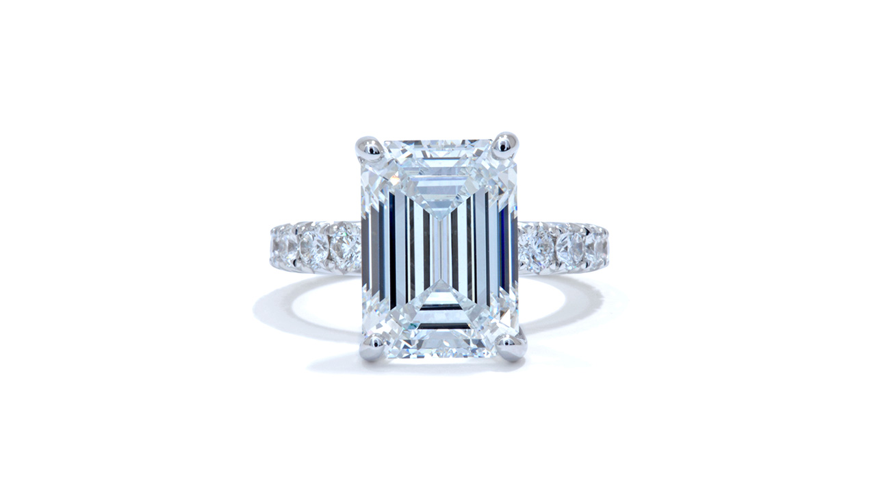 jb9617_lgdp2404 - 7 carat Emerald Cut Diamond Ring at Ascot Diamonds