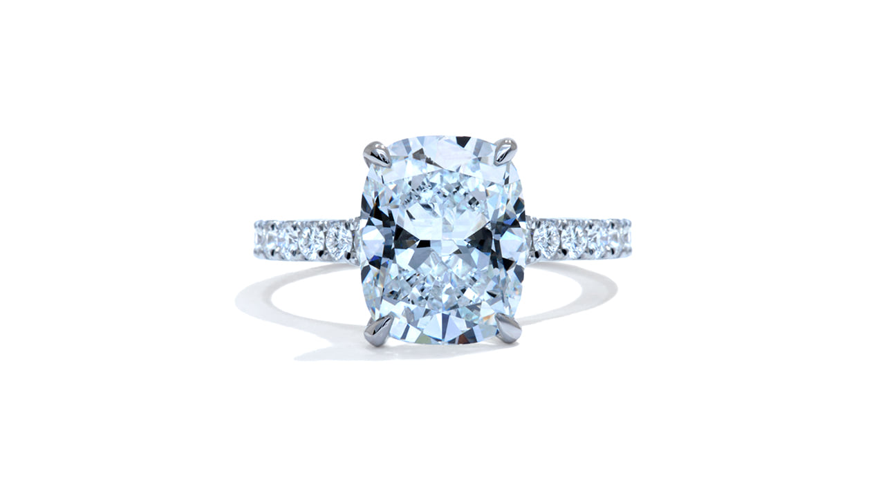 jb9738_lgdp1651 - 4.6ct Cushion Cut Solitaire Engagement Ring at Ascot Diamonds