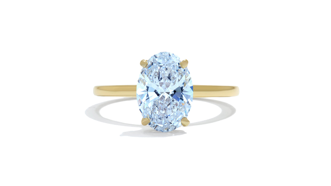 jb9785_lgdp3055 - Gold Oval Engagement Ring at Ascot Diamonds