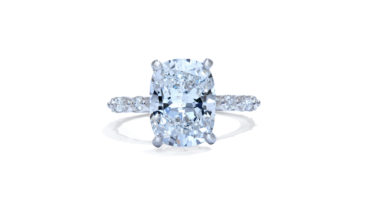 jb9977_lgdp1739 - Cushion Solitaire Bubble Band Diamond Ring at Ascot Diamonds