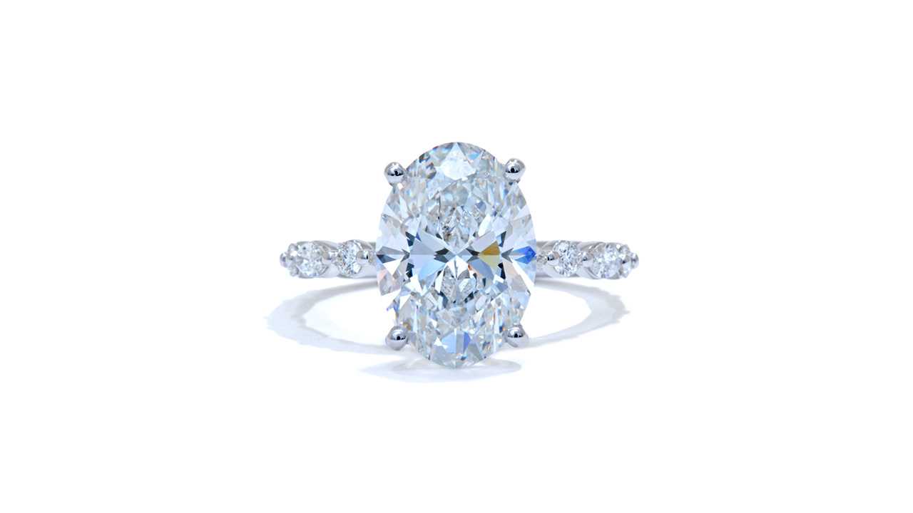 jb9977_lgdp2415 - Oval Solitaire | Bubble Band Diamond Ring at Ascot Diamonds