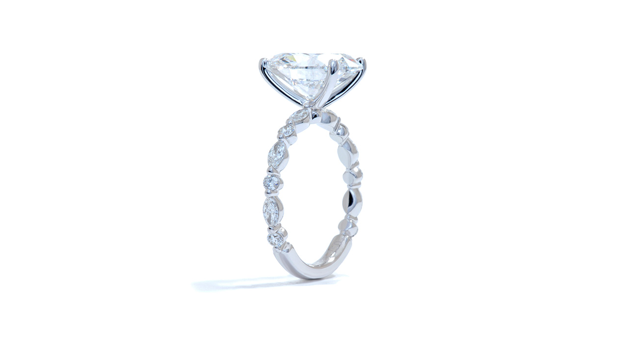 jb9977_lgdp2415 - Oval Solitaire | Bubble Band Diamond Ring at Ascot Diamonds