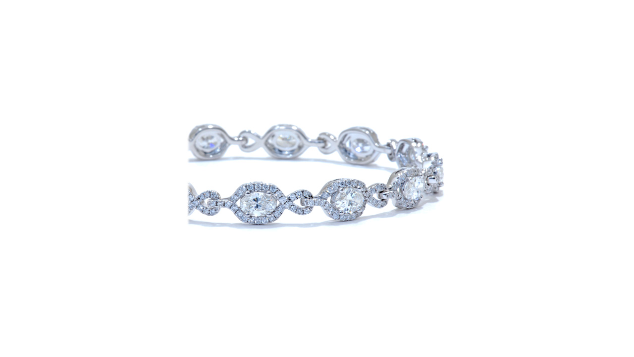 jc1071 - Custom Oval Diamond Bracelet at Ascot Diamonds