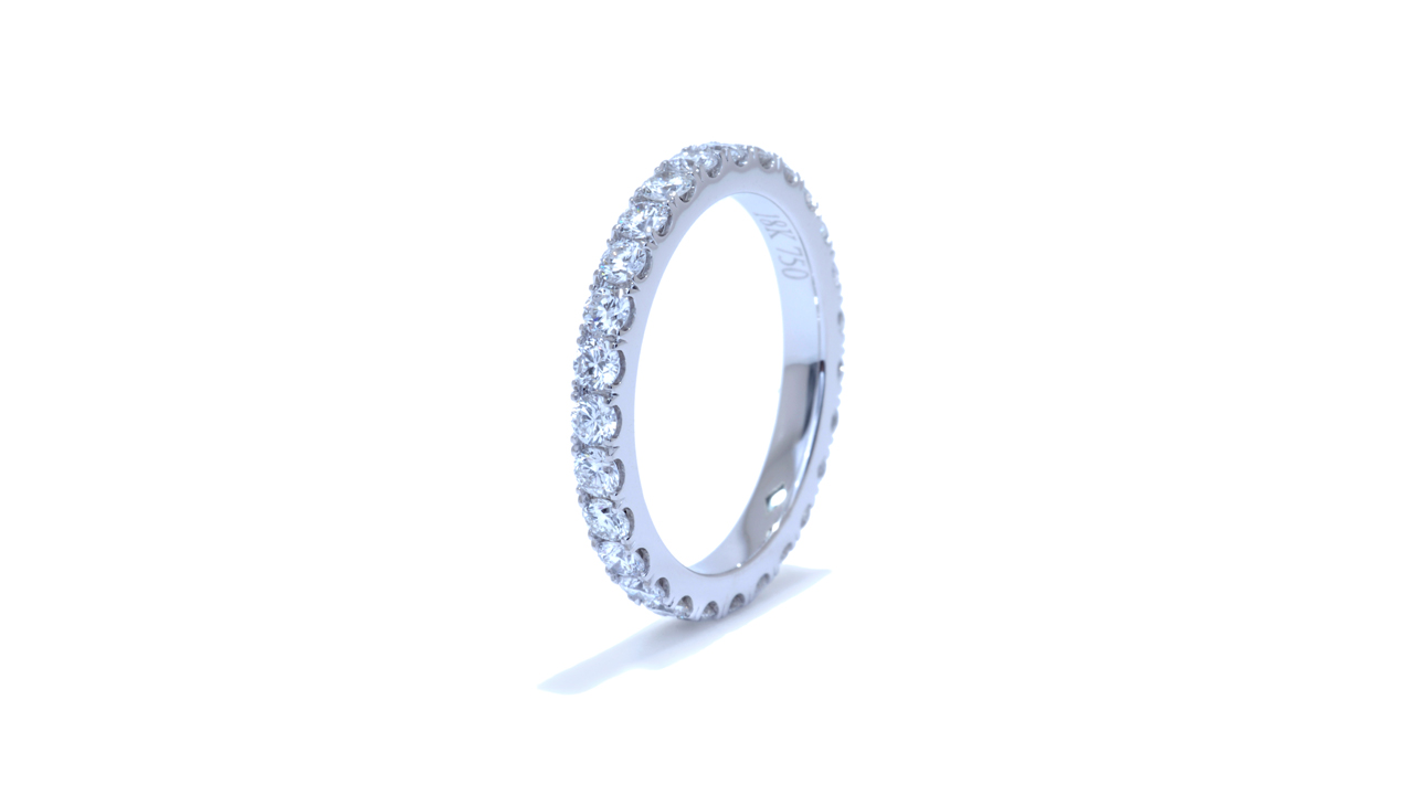 jc1128 - Diamond Eternity Wedding Ring | 2.40mm width at Ascot Diamonds