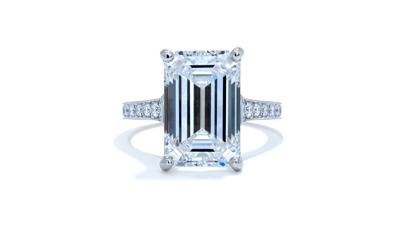 jc1238_lgdp1692 - 5.3 ct. Emerald Diamond Engagement Ring at Ascot Diamonds