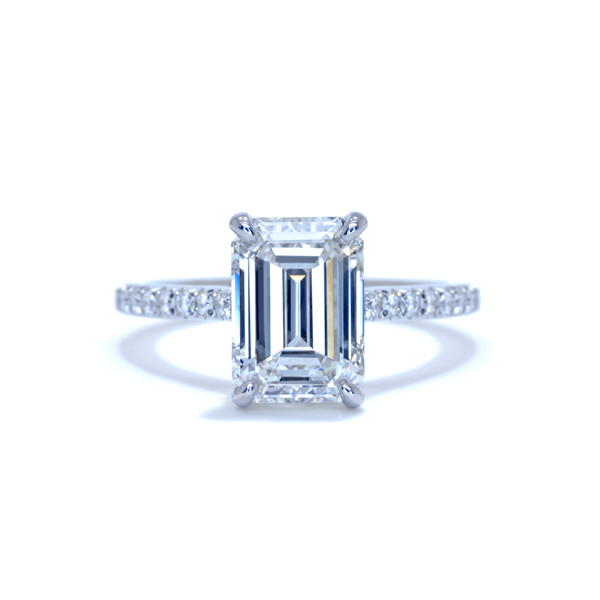 Emerald Cut Engagement Ring | 4.2ct – Ascot Diamonds